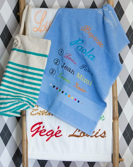 Linges brodés pour les particuliers