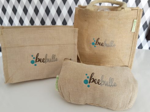 Broderies sur sacs pour une entreprise